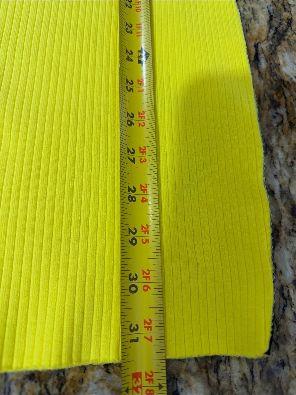 Calvin Klein Jeans Ribbed Neon Yellow Logo Side Tank Bodycon Dress S - Picture 8 of 8
